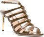 TOM FORD 95mm caged leather sandals Green - Thumbnail 2
