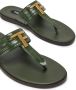 TOM FORD Brighton leather sandals Green - Thumbnail 4