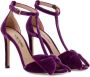 TOM FORD Brigitte 105mm velvet-finish sandals Purple - Thumbnail 2