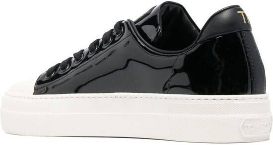 TOM FORD calf leather sneakers Black