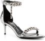TOM FORD chain-detail heeled sandals Silver - Thumbnail 2