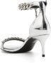 TOM FORD chain-detail heeled sandals Silver - Thumbnail 3
