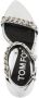 TOM FORD chain-detail heeled sandals Silver - Thumbnail 4