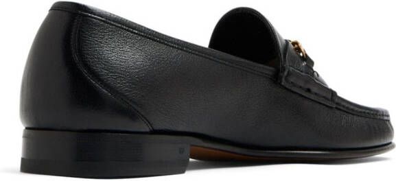 TOM FORD chain-link leather loafers Black
