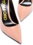 TOM FORD chain-trimmed 85mm leather pumps Neutrals - Thumbnail 4