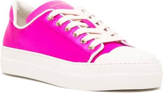 TOM FORD City toe-cap sneakers Pink