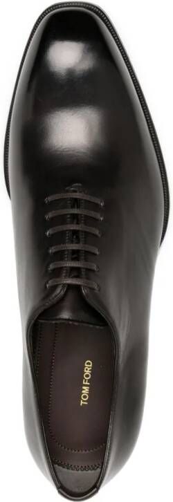 TOM FORD Claydon leather Oxford shoes Black