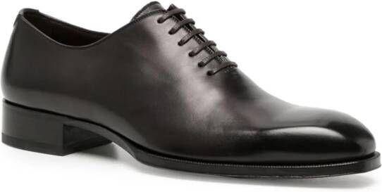 TOM FORD Claydon leather Oxford shoes Black