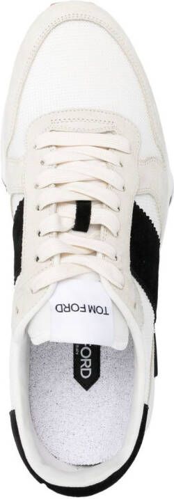 TOM FORD colour-block low-top sneakers White