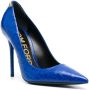 TOM FORD croc-embossed leather pumps Blue - Thumbnail 2