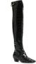 TOM FORD crocodile-effect calf-leather boots Black - Thumbnail 2