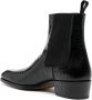 TOM FORD crocodile-effect leather boots Black - Thumbnail 3