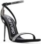 TOM FORD crystal-embellished 120mm sandals Black - Thumbnail 2