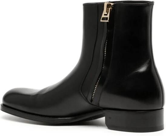 TOM FORD Edgar leather ankle boots Black
