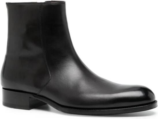 TOM FORD Edgar leather ankle boots Brown