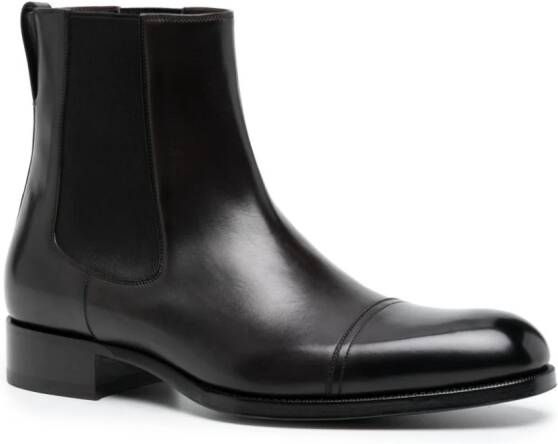 TOM FORD Edgar leather Chelsea boots Brown