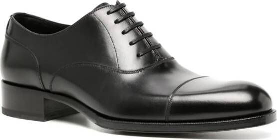 TOM FORD Elkan leather Oxford shoes Black