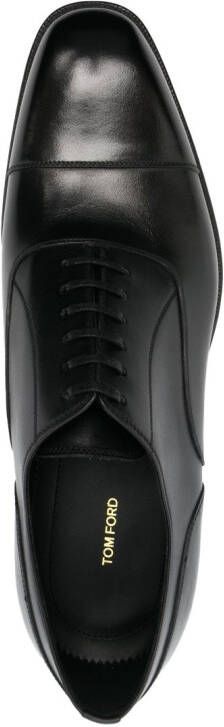 TOM FORD Gianni leather oxford shoes Black