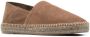 TOM FORD grained leather espadrilles Brown - Thumbnail 2