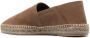 TOM FORD grained leather espadrilles Brown - Thumbnail 3