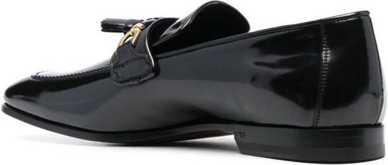 TOM FORD horsebit-detail leather loafers Black