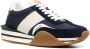 TOM FORD James panelled leather sneakers Blue - Thumbnail 2