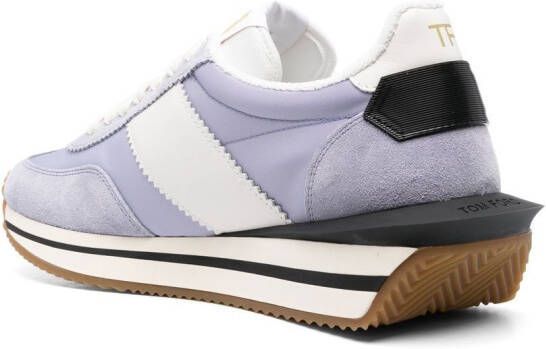 TOM FORD James panelled sneakers Blue