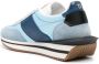 TOM FORD James suede-panelling sneakers Blue - Thumbnail 3