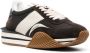 TOM FORD James panelled flatform sneakers Brown - Thumbnail 2