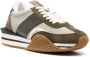 TOM FORD James suede sneakers Green - Thumbnail 2