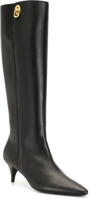 TOM FORD knee-length heeled boots Black