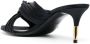 TOM FORD knot-detail 75mm pleated mules Black - Thumbnail 3