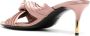 TOM FORD knot-detail 75mm pleated mules Pink - Thumbnail 3