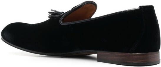 TOM FORD leather slip-on loafers Black