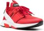 TOM FORD logo-patch lace-up sneakers Red - Thumbnail 2