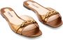 TOM FORD logo-plaque flat sandals Brown - Thumbnail 4