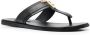 TOM FORD logo-plaque leather sandals Black - Thumbnail 2