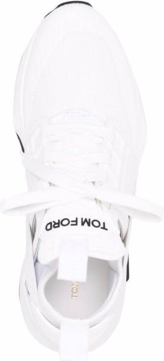 TOM FORD low-top leather sneakers White