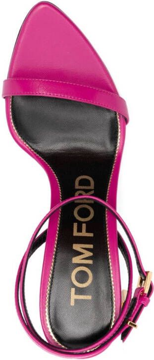 TOM FORD Naked 95 padlock-detailed sandals Pink