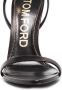 TOM FORD Padlock 105mm metallic heel sandals Black - Thumbnail 4