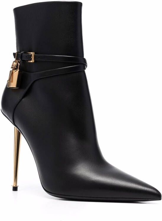 TOM FORD Padlock 120mm boots Black