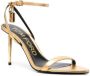 TOM FORD Padlock leather sandals Gold - Thumbnail 2