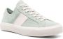 TOM FORD panelled lace-up suede sneakers Green - Thumbnail 2