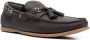 TOM FORD pebbled tassel almond-toe boat shoes Brown - Thumbnail 2