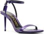 TOM FORD pointed-toe leather 120mm sandals Purple - Thumbnail 2