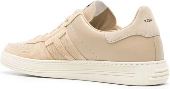 TOM FORD Radcliffe panelled sneakers Neutrals
