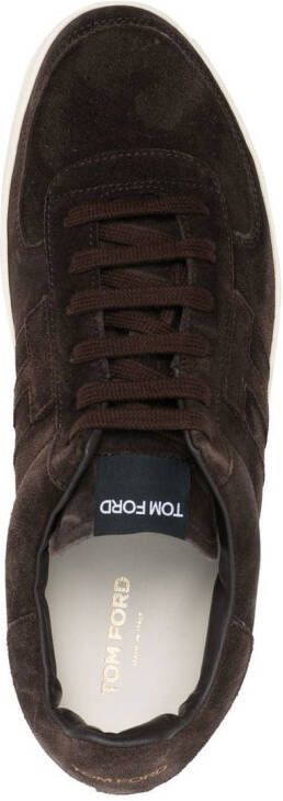 TOM FORD Radcliffe suede low-top sneakers Brown
