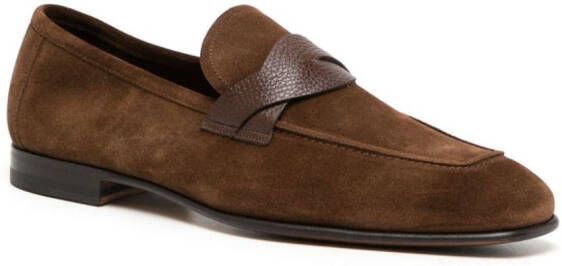 TOM FORD Sean suede loafers Brown