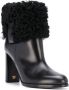 TOM FORD shearling-detail ankle boots Black - Thumbnail 2