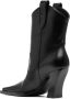 TOM FORD square-toe heeled leather boots Black - Thumbnail 2